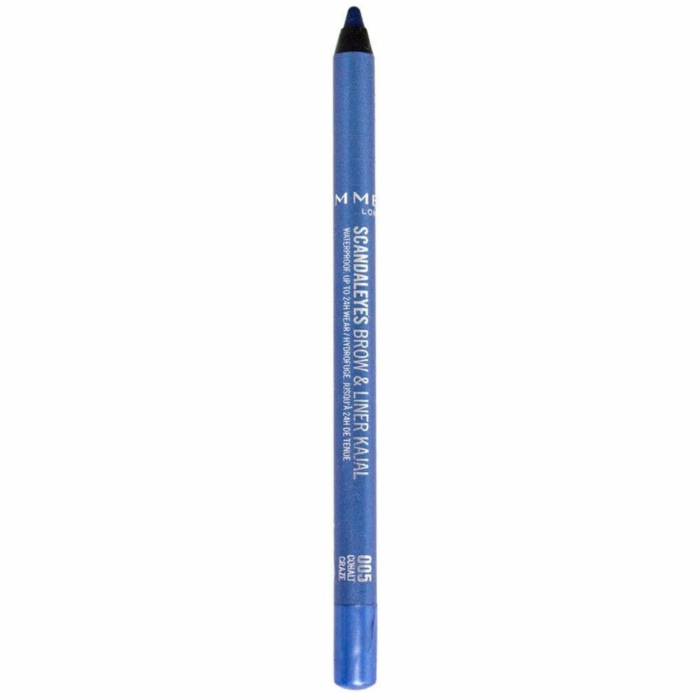 Rimmel London Scandaleyes Waterproof Brow & Liner Kajal 005 COBALT CRAZE